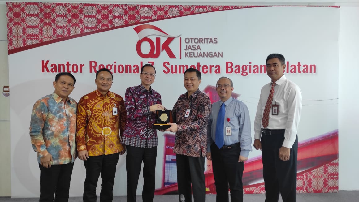 Kunjungan dan Silaturahmi ke Kantor OJK Regional 7 Sumatera Bagian Selatan